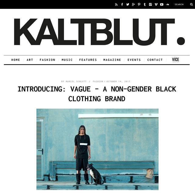 VAGUE featured in KALTBLUT