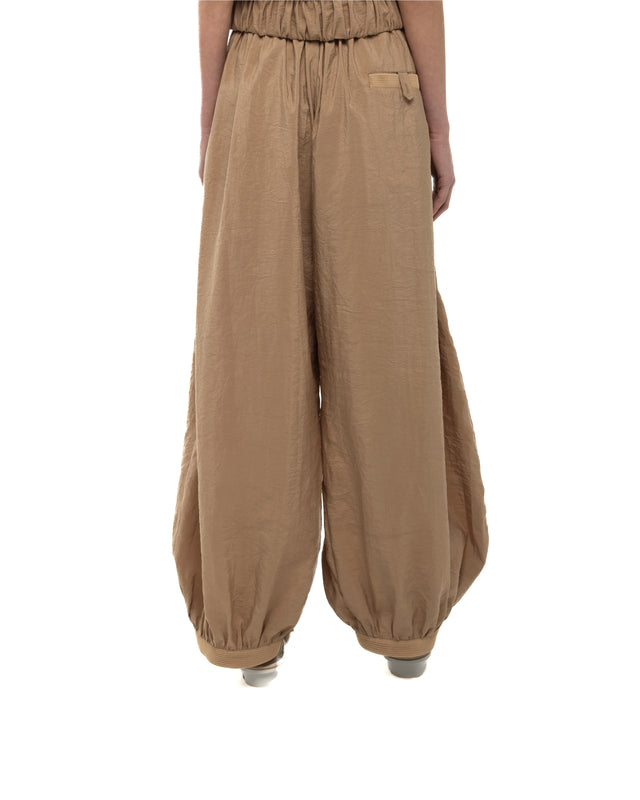RETENTION CAMEL-TONED WIDE PANTS