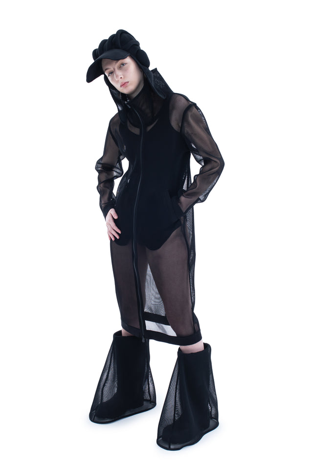 RUN(A)WAY LONG MESH ZIP UP JACKET