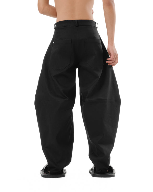 DIAPHANUM ROUNDED SHAPE PANTS