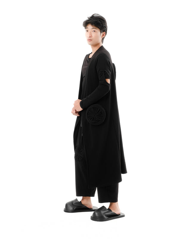 DIAPHANUM LONG JERSEY CARDIGAN