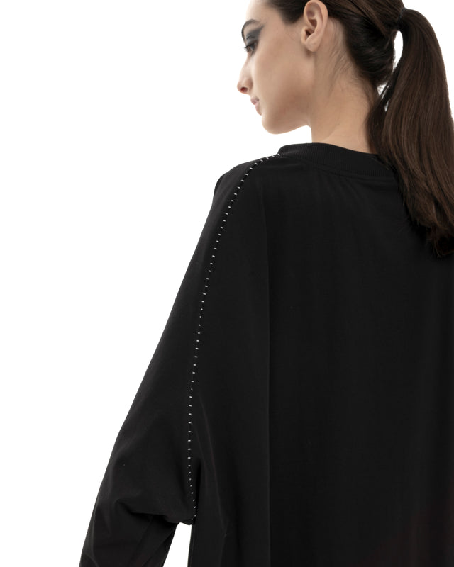 RETENTION OPEN STITCHED OVERSIZED TEE