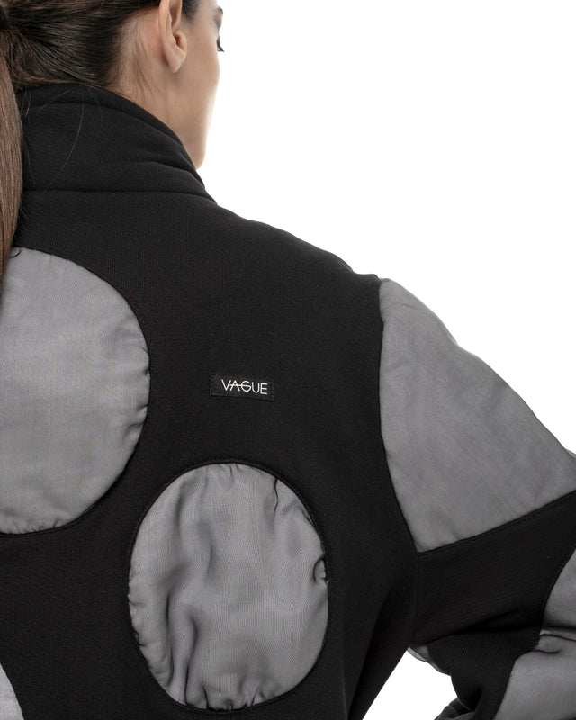 RETENTION WHITE CIRCLES PUFFER COAT