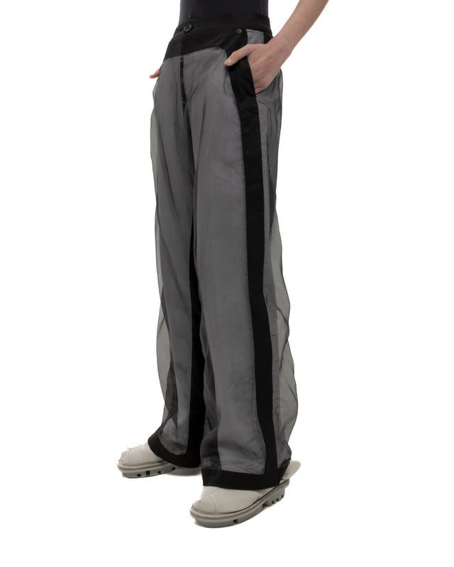 RETENTION BLACK LAYERED ORGANZA PANTS