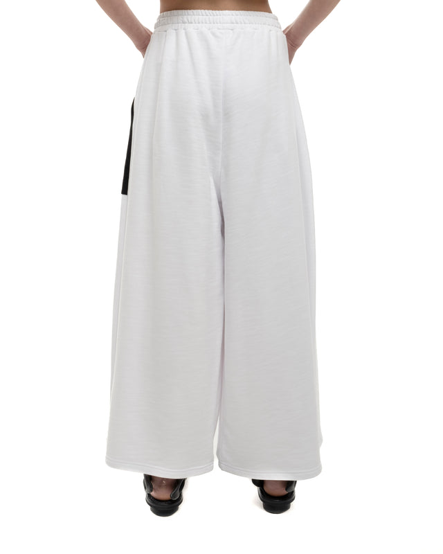 RETENTION WHITE WIDE-LEG PANTS