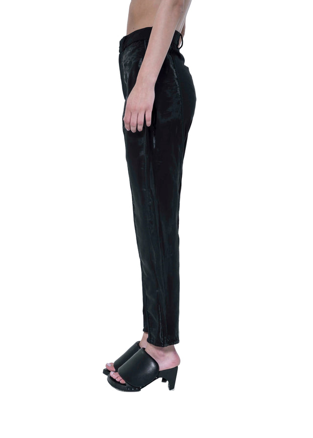 ÉTHER CAPRI ORGANZA-JERSEY BLEND PANTS