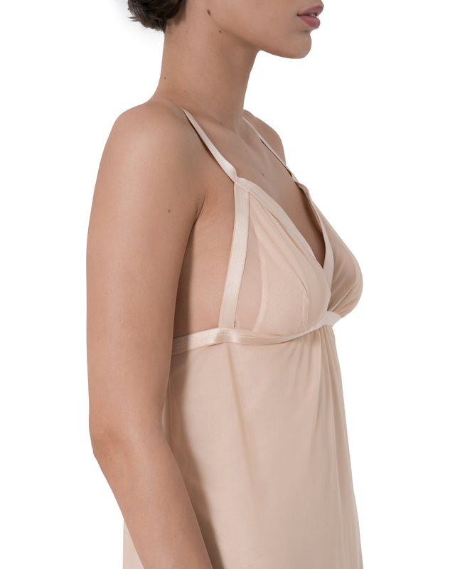 ÉTHER NUDE LAYERED UNDER/SLIP DRESS