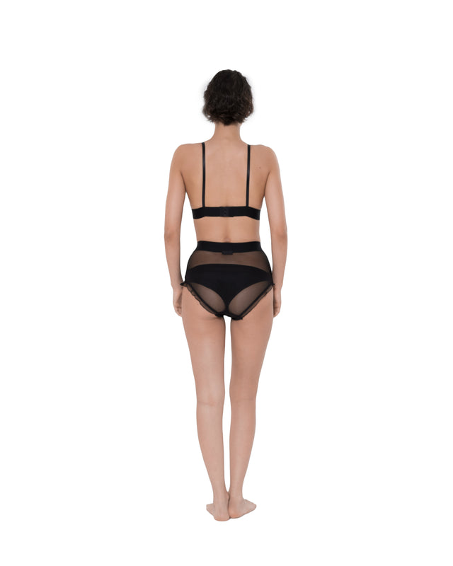ÉTHER NUDE SHEER EMBROIDERED BRA