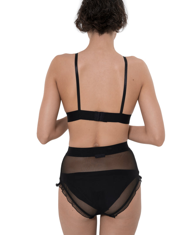 ÉTHER NUDE SHEER EMBROIDERED BRA