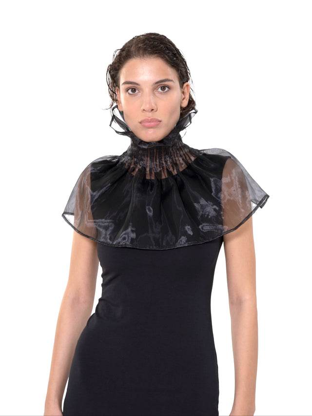 ÉTHER REGAL ORGANZA BLACK NECK COLLAR