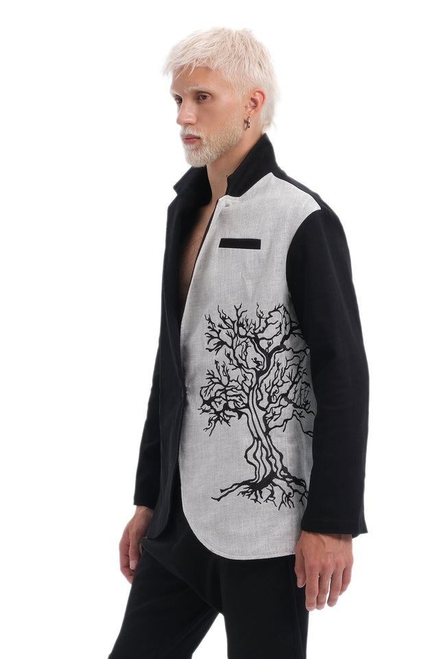 EARS TO EAR(TH) MONOCHROME TREE BLAZER