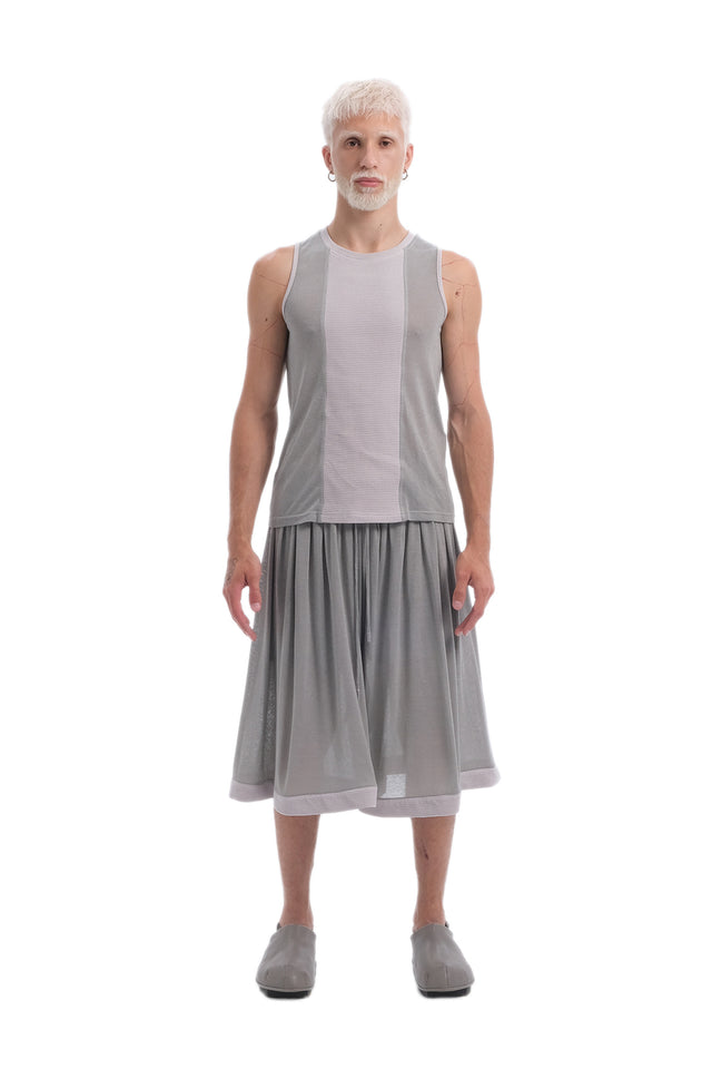 EARS TO EAR(TH) GREY SLEEVELESS TANK TOP