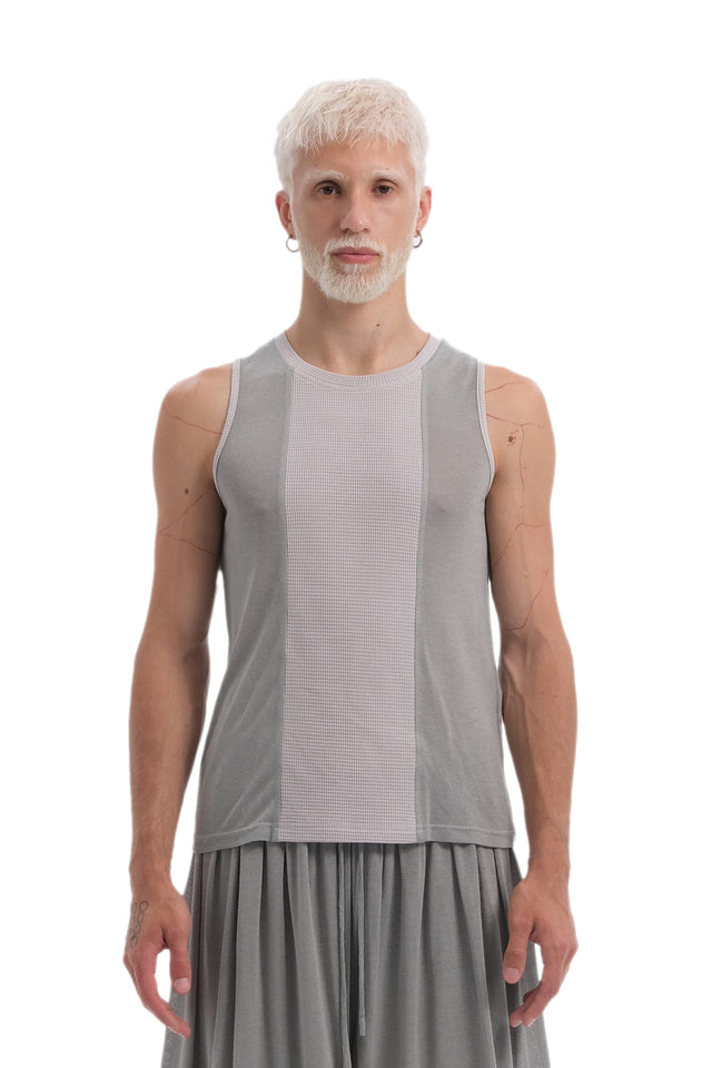 EARS TO EAR(TH) GREY SLEEVELESS TANK TOP