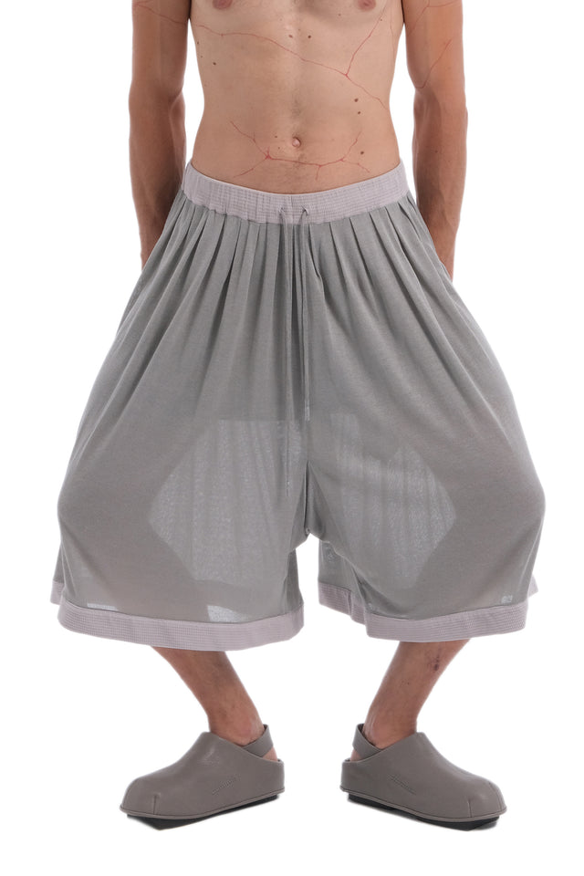 EARS TO EAR(TH) RABBIT TRAIL WIDE GREY SHORTS