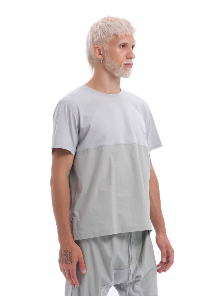 EARS TO EAR(TH) TWO-TONE LIGHT GREY T-SHIRT