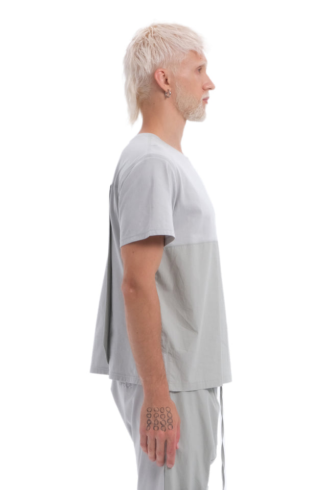 EARS TO EAR(TH) TWO-TONE LIGHT GREY T-SHIRT