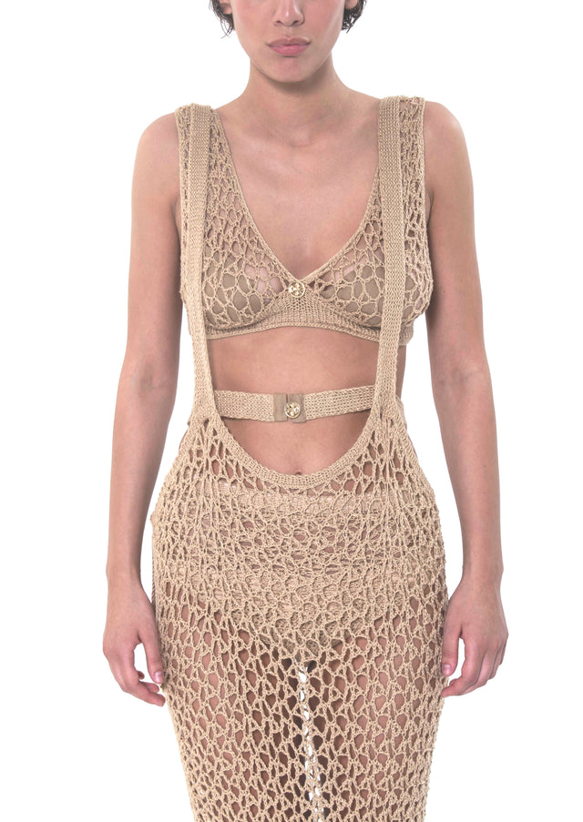 ÉTHER NUDE CROCHET BRA